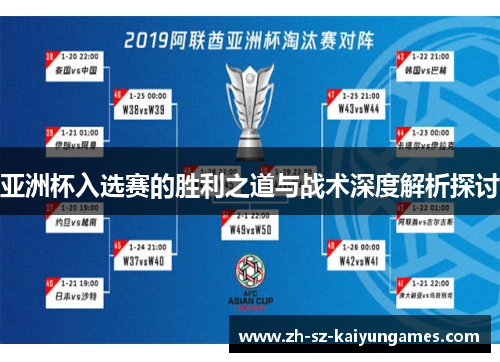 亚洲杯入选赛的胜利之道与战术深度解析探讨
